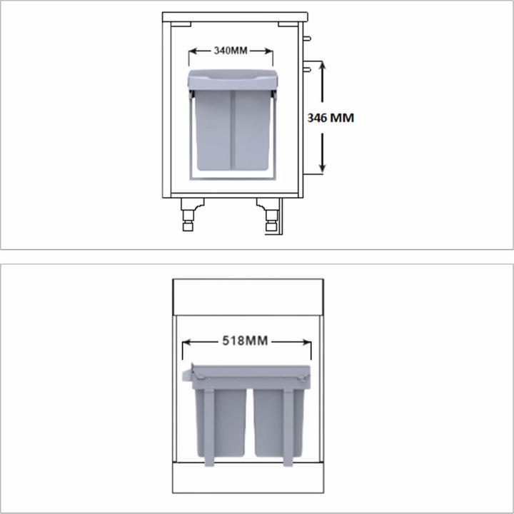 Actual product image Relaxdays Set of 2 Sawhorse (72 cm, 40 cm)