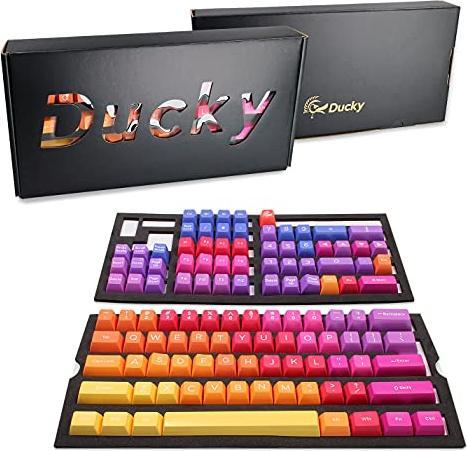 Immagine prodotto Ducky Set di tappi a doppio scatto in ABS Afterglow, layout USA