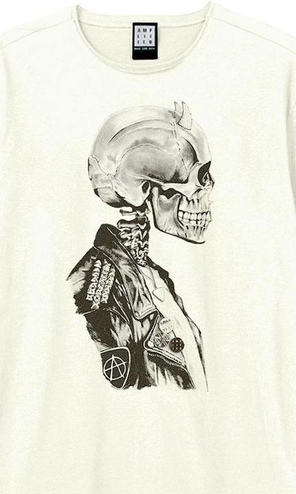 Actual product image Amplified Unisex Adult Death Of Punk Rock T-Shirt (S)