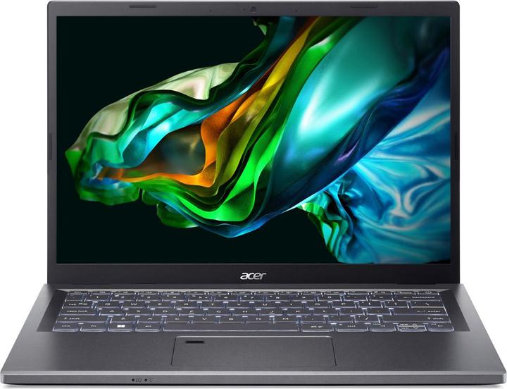 Produktbild Acer Aspire 5 (A514-56GM-70VZ) 14" WUXGA Display, i7-1355U, 16 GB RAM, 1TB SSD, Geforce RTX 2050, Wi (14", Intel Core i7, 16 GB, 1000 GB, DE)