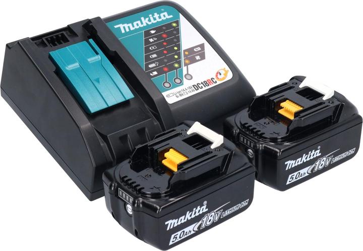 Produktbild Shots Makita DTD 173 RTJ Akku Schlagschrauber 18 V 180 Nm 1/4“ Brushless + 2x Akku 5,0 Ah + Ladegerät + (Akkubetrieb)