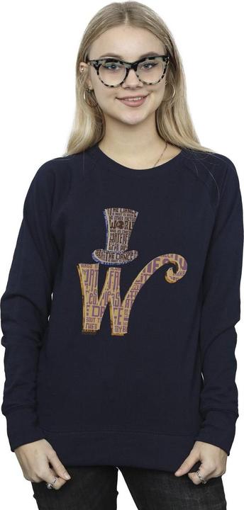Immagine prodotto Willy Wonka & the Chocolate Factory W Logo Hat Felpa Donna (XXL)