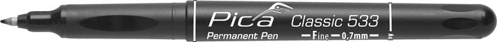 Produktbild Pica Permanentmarker CLASSIC schwarz Strichbreite 0,7 mm Rundspitze (Schwarz, 0.70 mm, 1 x)