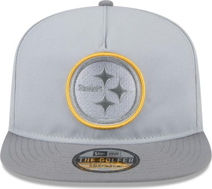 Actual product image New Era Golfer Snapback Cap Training Pittsburgh Steelers