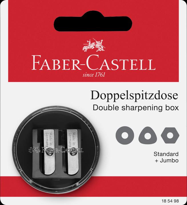 Produktbild Magni Faber Castell 185498 Doppelspitzdose"Blister" rund