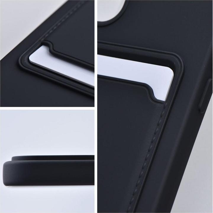 Image du produit OEM Housse de protection arrière CARD pour IPHONE 13 Pro Max noir (Apple iPhone 13 Pro Max)