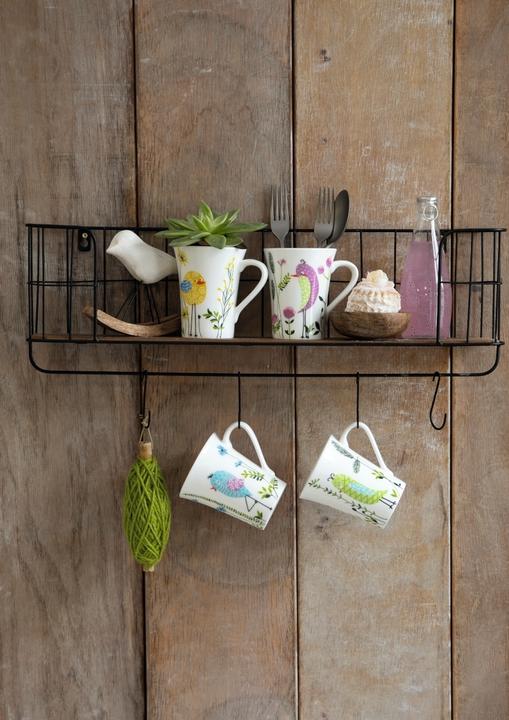 Actual product image Hutschenreuther My Mug Collection - Birdie - Pink - Mug with handle (400 ml, 1 x)