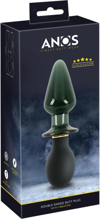 Anos Double-ended Butt Plug with Vibration