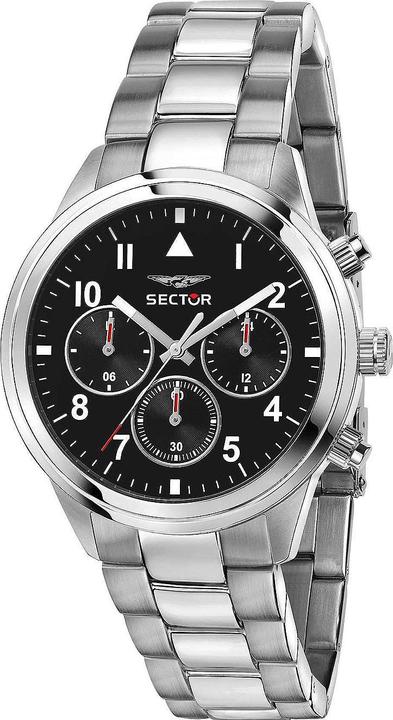 Sector R3253540013 Serie 670 Dual Time 40mm 5ATM (Sportuhr, 40 mm)