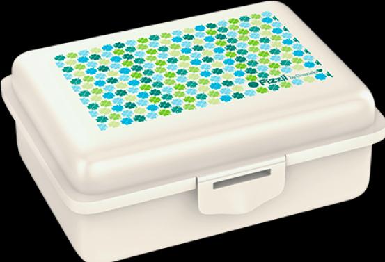 Produktbild Fizzii Lunchbox mit Trennfach perlweiss, by Graziela Kleeblätter