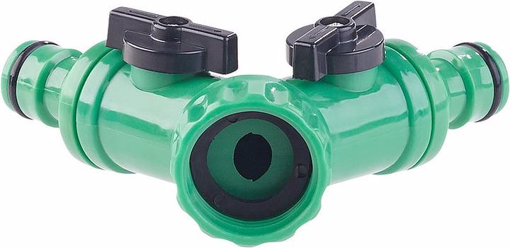 Produktbild Royal Gardineer 2-Wege-Wasserhahn-Adapter mit 2 Ventilen, 3er-Set (50.80 mm)