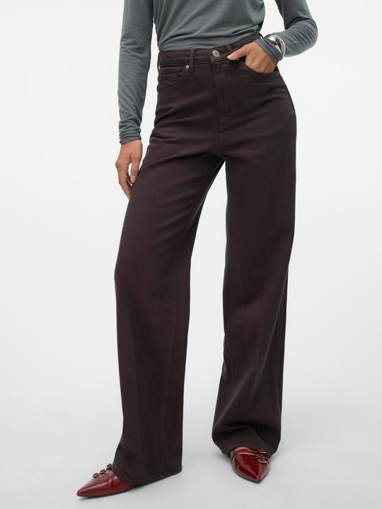 Actual product image Vero Moda VMTESSA Hohe Taille Weiter Beinschnitt Jeans Weit geschnitten (W25/L32)