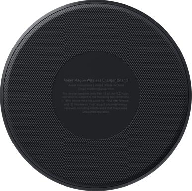 Actual product image Anker MagGo Wireless Charger Stand black (15 W)