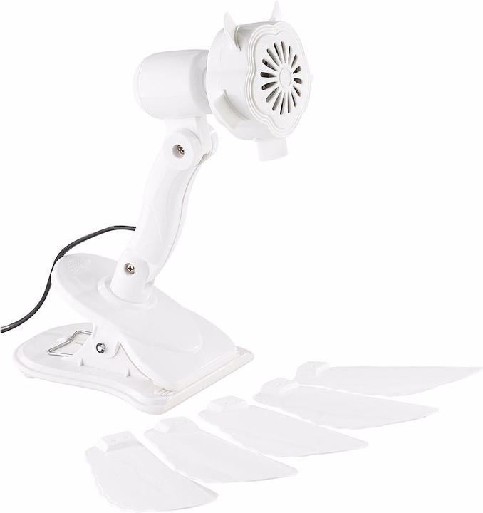 Actual product image Sichler Table fan with mounting clip