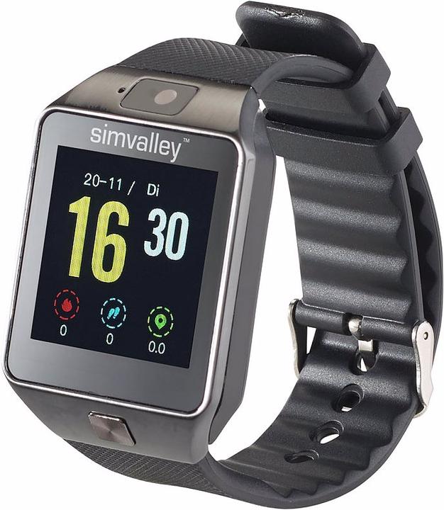 Produktbild Simvalley Handy-Uhr & Smartwatch mit Kamera