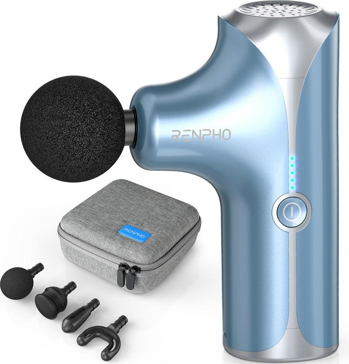 Actual product image Renpho MINI Massage Gun - Blue