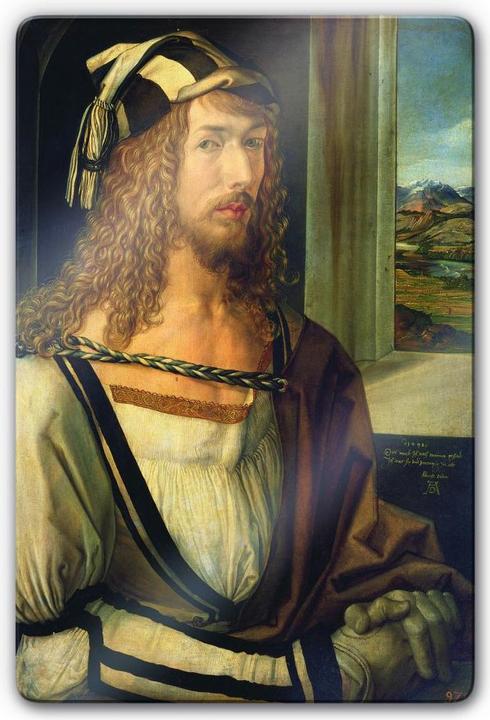 Produktbild Trenddeko Dürer - Selbstbildnis mit Landschaft (40 x 60 cm)