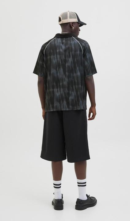 Actual product image Jack & Jones Jcoretreat Aop Mesh Open Collar Polo Ss (XL)