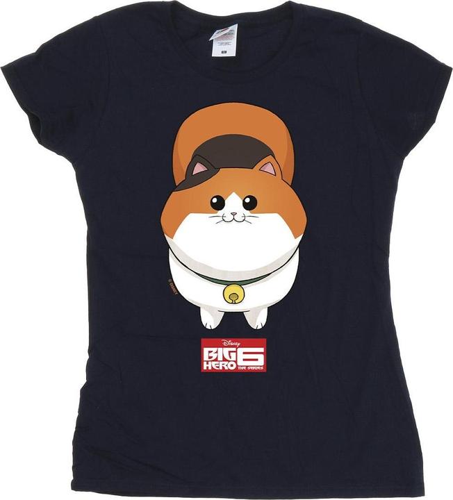 Immagine prodotto Disney Big Hero 6 Baymax Kitten Face Maglietta Donna (XXL)