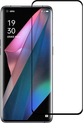 Image du produit PhoneLook 3D Tempered Glass Vitre de protection d'écran intégrale verre trempé avec bords noirs (1 pièce(s), Oppo Find X5 Lite)