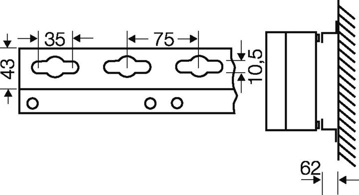 Produktbild Hensel Montageschiene Mi MS 2