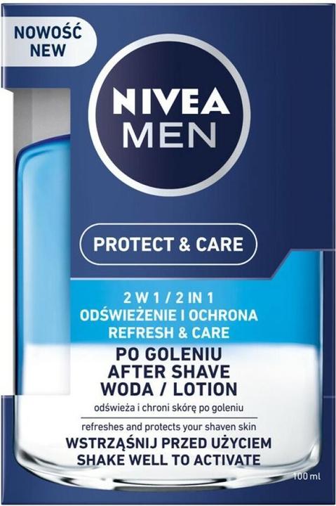 Actual product image Nivea Men Men Protect & Care 2in1 (Aftershave lotion, 100 ml)
