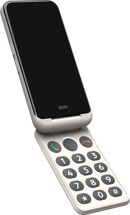 Image du produit Doro Aurora 21 (64 Go, Blanc, 4.50", 13 Mpx, 4G)