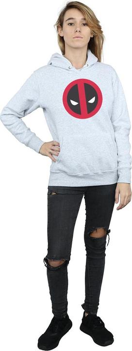 Actual product image Womens/Ladies Deadpool Large Clean Logo Hoodie (M)