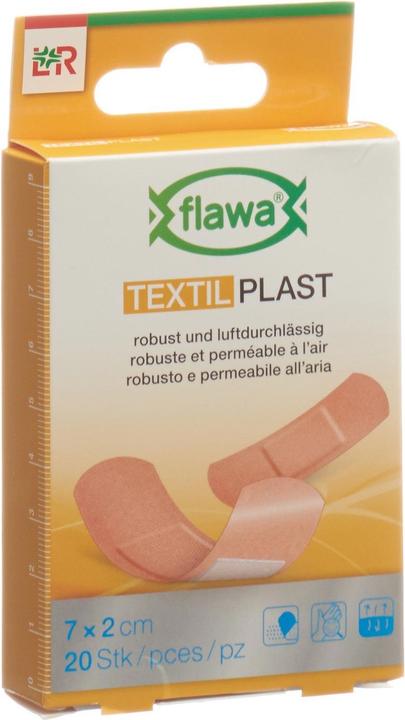 Actual product image Flawa Textile Plast quick bandage 2x7cm (20 x)