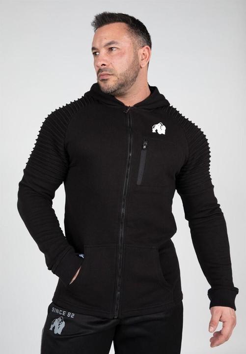 Immagine prodotto Gorilla Wear Felpa con cappuccio Delta Nero (XXL)