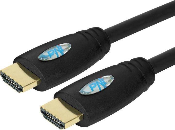 Immagine prodotto PNI Cavo HDMI H500 ad alta velocità 1,4 V, maschio-maschio, Ethernet, placcato oro, 5 m (5 m, HDMI)