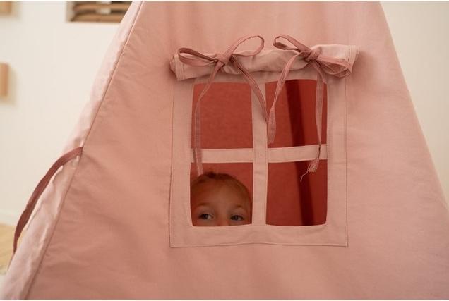 Actual product image Little Dutch tipi tent roze