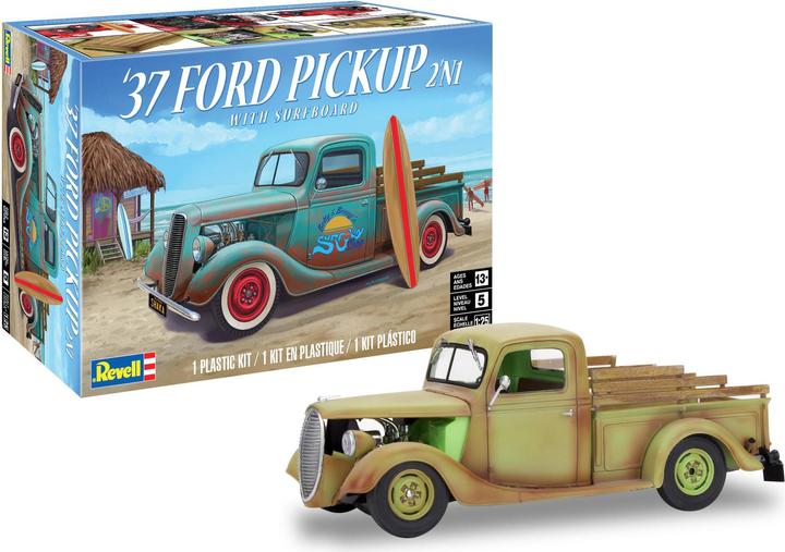 Produktbild Revell 1937 Ford Pickup Street Rod with Surf Board