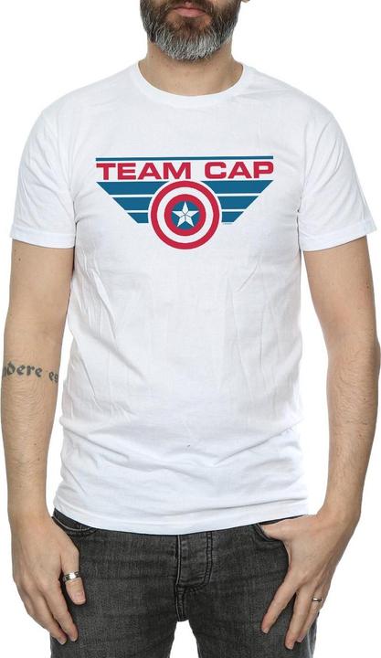 Immagine prodotto Captain America Civil War Team Cap Maglietta Uomo (3XL)