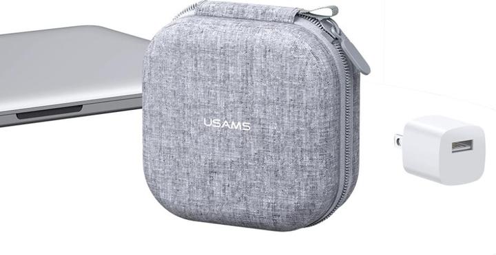 Actual product image Usams Earphones Case TWS ZB351 gray