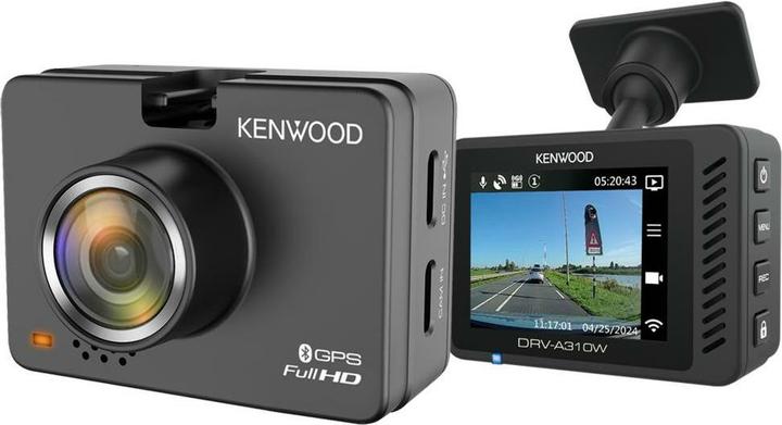 Immagine prodotto Kenwood DRV-A310W (Ricevitore GPS, WiFi, Display integrato, Accelerometro, Microfono incorporato, Full HD)
