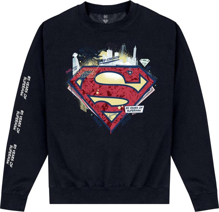 Actual product image Superman Unisex Adult 85th Anniversary Sweatshirt (M)