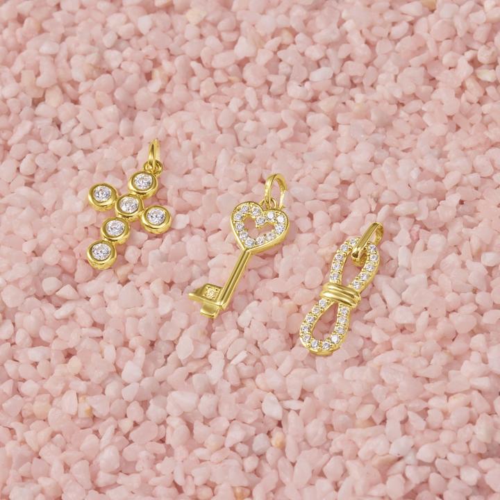 Image du produit Amor Pendentif pour femme, or 375, zirconium synth. (Or 375, 9 ct)