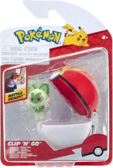 Pokémon - Clip N Go Sprigatito with Repeat Ball - (PKW4151)