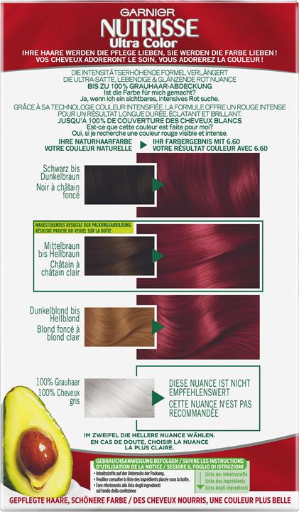 Produktbild Garnier Nutrisse Colorissimos/Ultra Color (22068 Tiefrot)