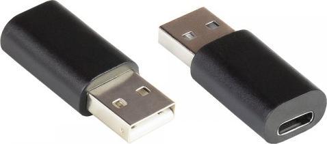 Actual product image Good Connections Adapter USB 2.0 plug A to USB-C™ socket, black, ® (0.01 m)