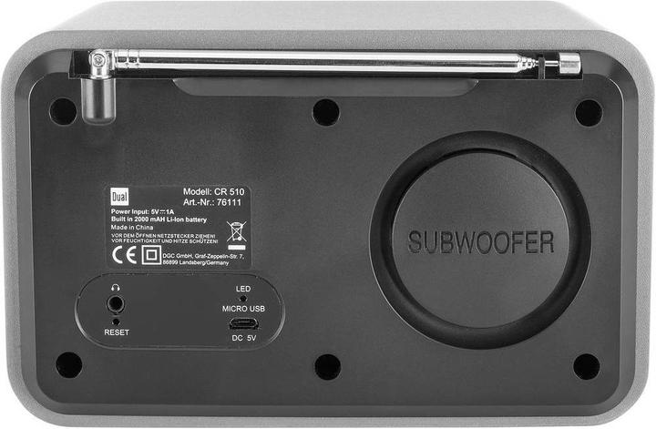 Actual product image Dual CR 510 (DAB+, Bluetooth, Wi-Fi)