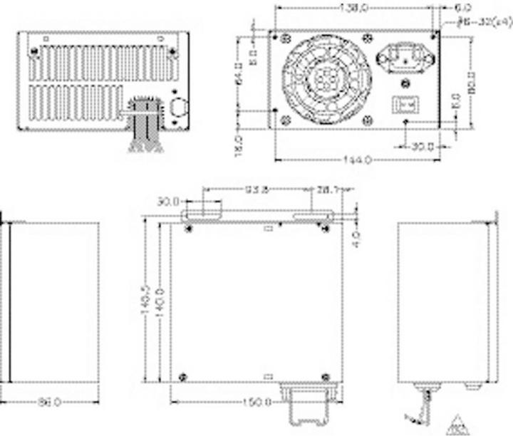 Produktbild Bicker Elektronik Industrie PC Netzteil 600W (600 W)