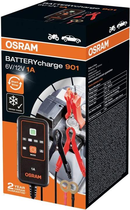 Immagine prodotto Osram Caricatore di batterie (12V, 6V)