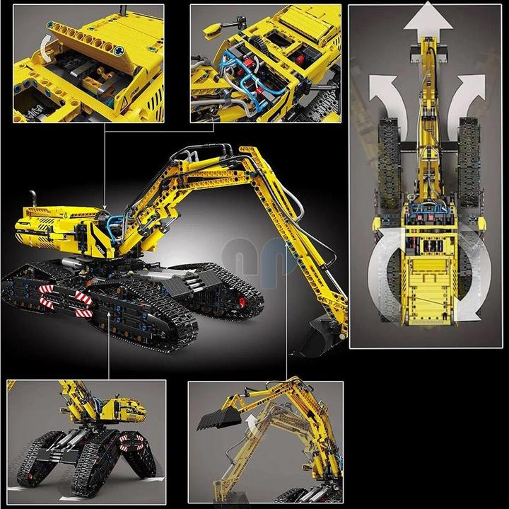 Actual product image Mould King All Terrain Crawler Excavator
