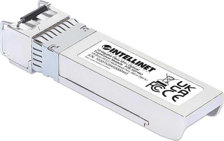 Produktbild Intellinet 10 Gigabit SFP+ Mini-GBIC Transceiver für LWL-Kabel 10GBase-SR LC Multimode-Port