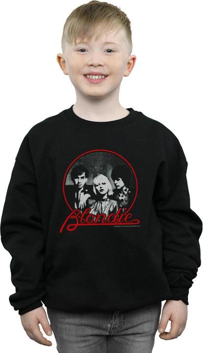 Actual product image Blondie Boys Distressed Circle Sweatshirt (140, 146)