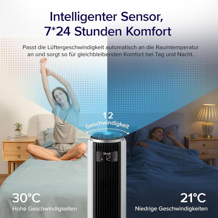 Immagine prodotto Levoit Turmventilator (20 dB)