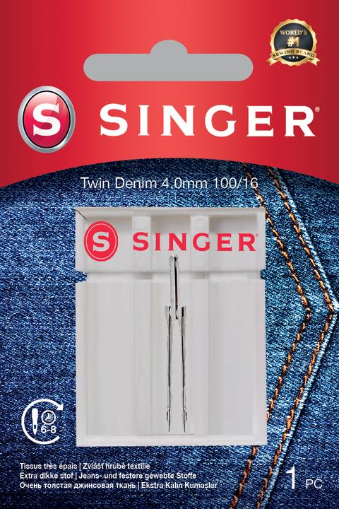 Produktbild Singer TWIN Nähmaschinennadel 4mm, 100/16