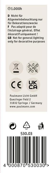 Immagine prodotto Paulmann Cosylight (E14, 3 W, 1 lm, 1 x)